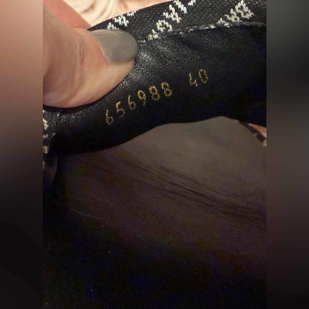 Balenciaga Logo Print Black Slide Sandals - Picture 6 of 6